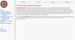 Desktop Screenshot of encyclopedianomadica.org