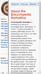 Mobile Screenshot of encyclopedianomadica.org